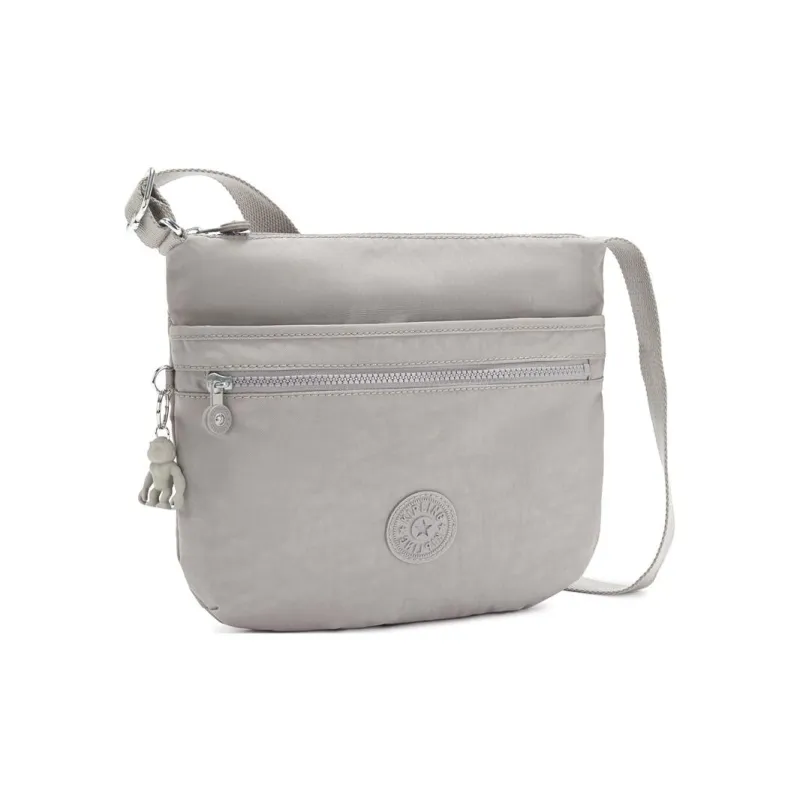Kipling Polyamide Shoulder Bag Crossbody Bag Medium Size Unisex Gray-1