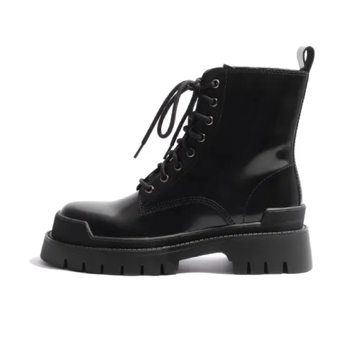 STEVE MADDEN Martin Boots Women's Black