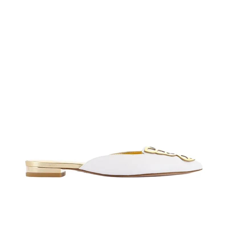 Sophia Webster Butterfly Wrap-toe Slippers Women's White-1