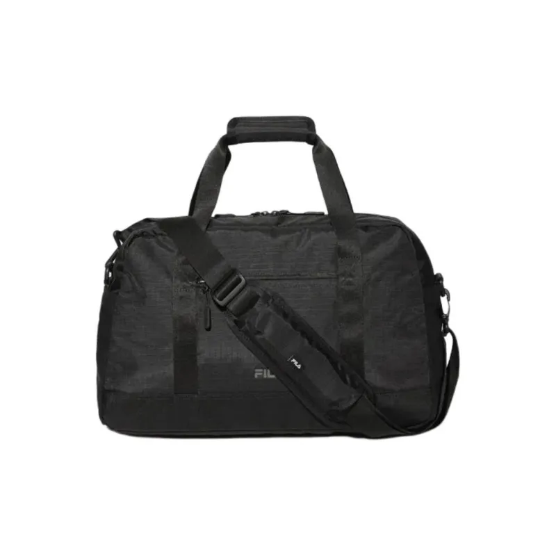 FILA Nylon Gym Bag Medium Size Unisex Black-0