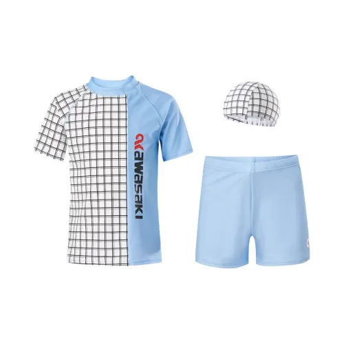 Kawasaki Swimming Sets Polyester Polyamide Elastane Beach Unisex 2 Pack With Free Swimming Cap