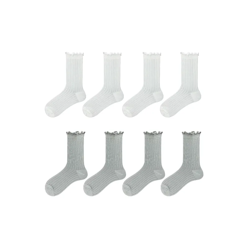 Evening Classroom Mid Calf Socks Women's 8 Pack-12