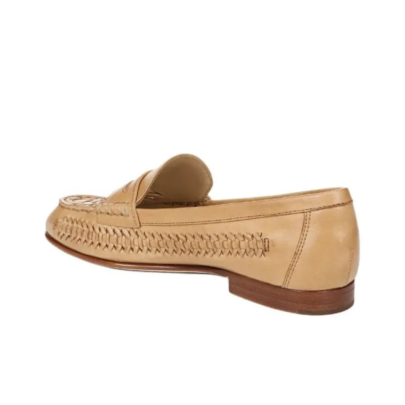 VERONICA BEARD Penny Loafers Women's Beige-3