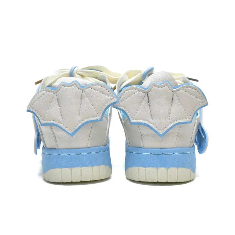 ABCIO Low Top Skateboard Shoes Women's Tiffany Blue-6