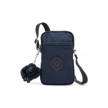 Kipling Nylon Cell Phone Pouch, Shoulder Bag, Crossbody Bag Regular Unisex Blue