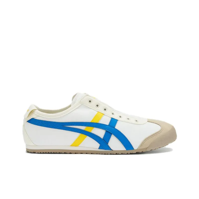 Asics Onitsuka Tiger Mexico 66 Slip On Cream Directoire Blue-1