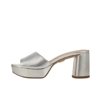 VERONICA BEARD Slide Slippers 7cm Women's Silver