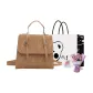 Khaki+Exclusive Shopping Bag+Greeting Card+Dried Flower