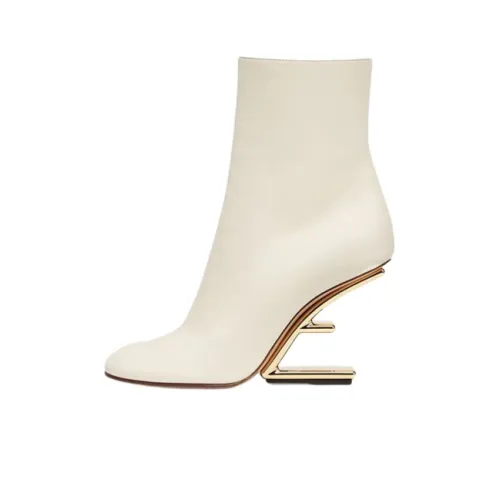 FENDI Ankle Boots Women's White