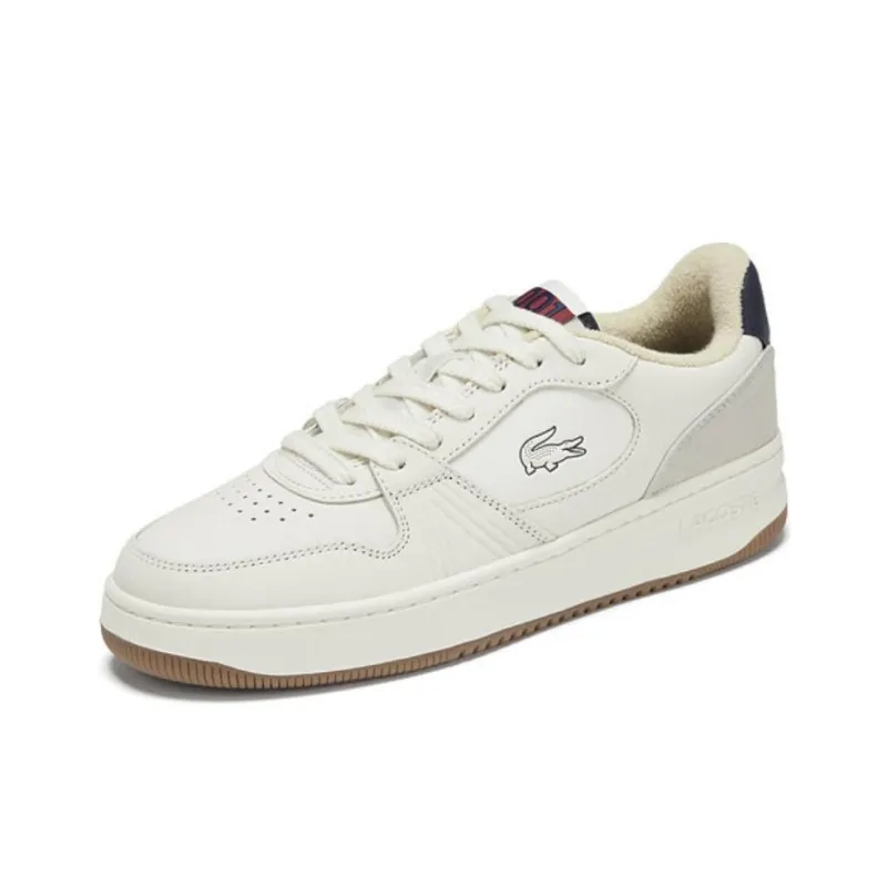 LACOSTE Low Top Skateboard Shoes Men's Ecru-2