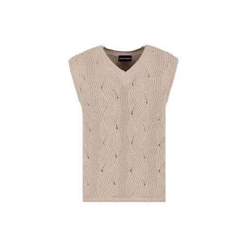 EMPORIO ARMANI Tank Tops Men Light Brown