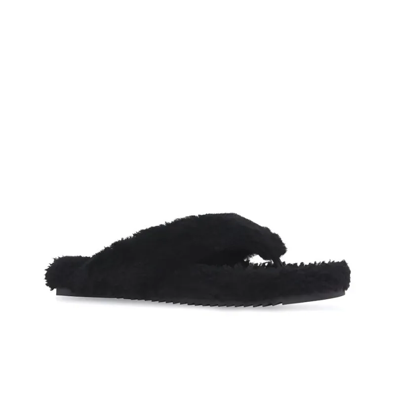 Burberry Quiet Flip Flops Men's Black-2