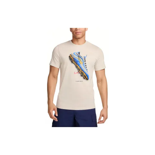 Nike T-Shirts Men Light Yellow Sandalwood Brown