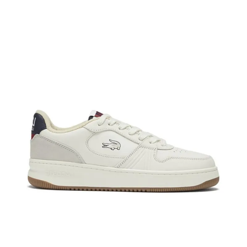 LACOSTE Low Top Skateboard Shoes Men's Ecru-1