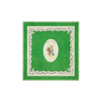 GUCCI Mulberry Silk Silk Scarves Unisex Green