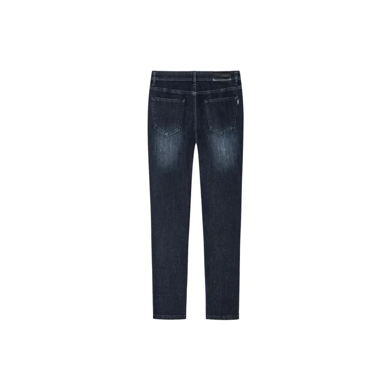 Dance with wolves Jeans Men Navy Blue-1