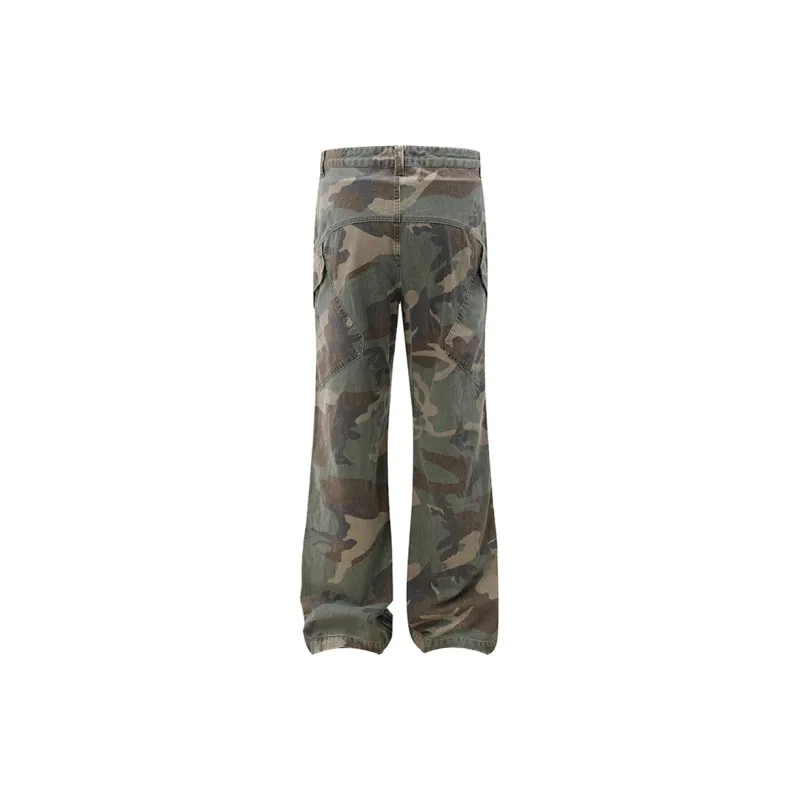WELTER EXPERIMENT Casual Pants Unisex Camouflage-1