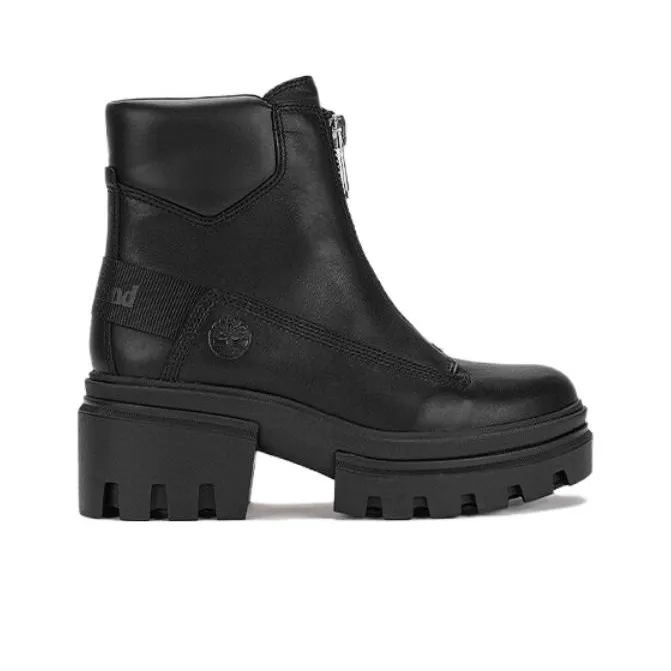 Timberland Everleigh Front Zip Boot 'Black Nubuck' Women's-1