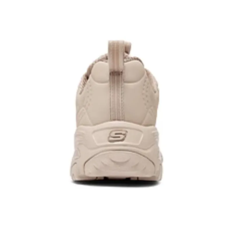 Skechers DLITES Slip Resistant And Breathable Low Top Chunky Sneakers Women's Tan-3