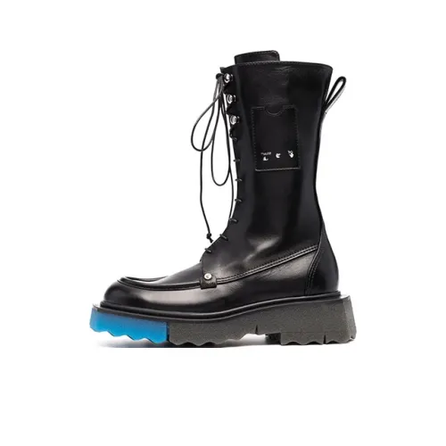 OFF-WHITE Ankle Boots Women's High-Top Black