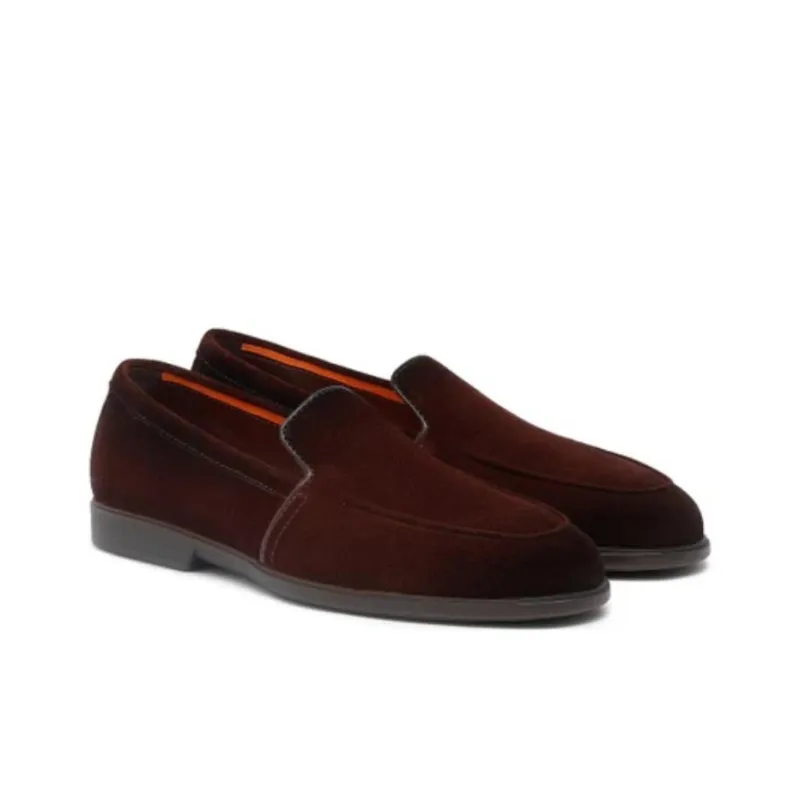 Santoni Loafers Men Red-2