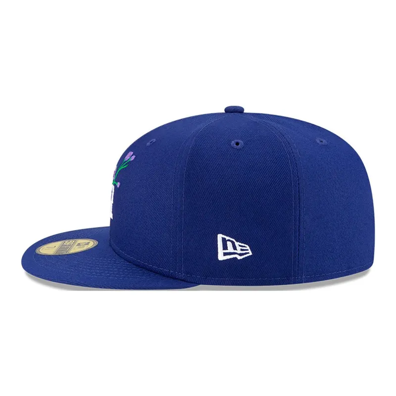 New Era Polyester Baseball Caps Men's Blue-3