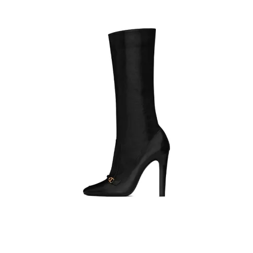 SAINT LAURENT Camden Square-toe Boots