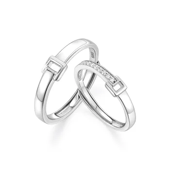 KADER S925 Silver Rings Unisex Silver Box