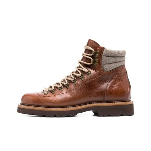 Brunello Cucinelli Ankle Boots Men Brown