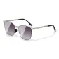 Silver Frame with Gradient Gray Lens