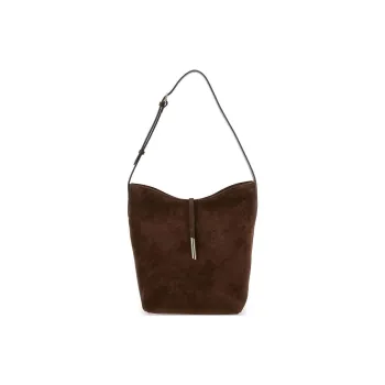 Little Liffner Suede Handbag Shoulder Bag Women's Brown