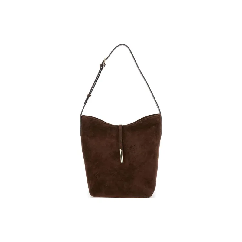 Little Liffner Suede Handbag Shoulder Bag Women's Brown-0