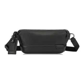 TUMI Polyamide Sling Bag Fanny Pack Medium Size Men's Black