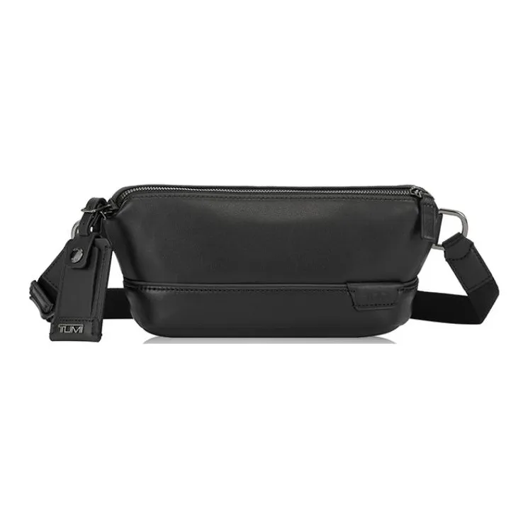 TUMI Polyamide Sling Bag Fanny Pack Medium Size Men's Black-0