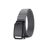 Black Dial Cut-Out Webbing-Gray