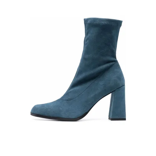 By Far Ankle Boots Women's High-Top Blue