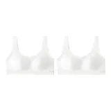 [2 Pack]White+White