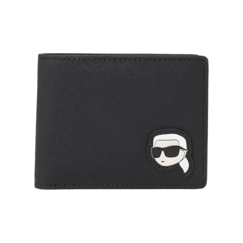 KARL LAGERFELD Polyurethane Wallet Womens Black