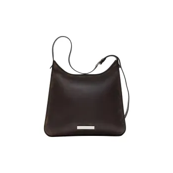 Acne Studios Platt Series Calfskin Handbag Shoulder Bag Women's Dark Brown & Beige