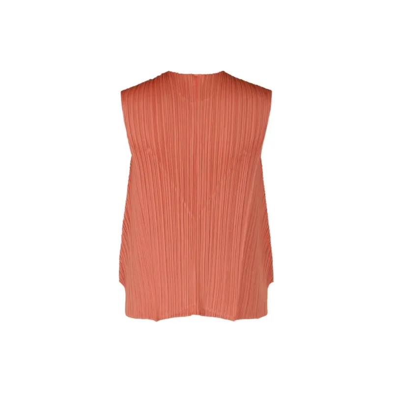PLEATS PLEASE ISSEY MIYAKE SS24 Shirt Women's Coral Pink-1