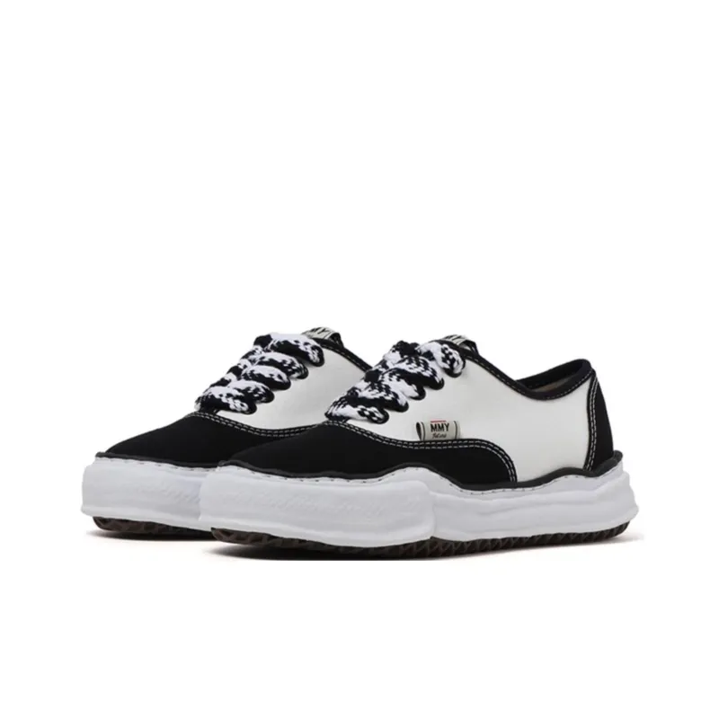 MIHARA YASUHIRO Baker Low Top Skateboard Shoes Unisex Black-2