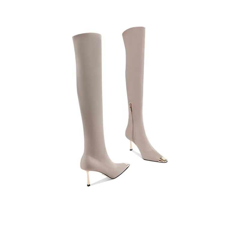 Shesrim Knee-high Boots 7.5cm Women's-6