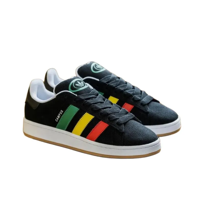 Adidas Originals CAMPUS 00s Anti Slip Wear Resistant Low Top Skateboard Shoes Unisex Black-1