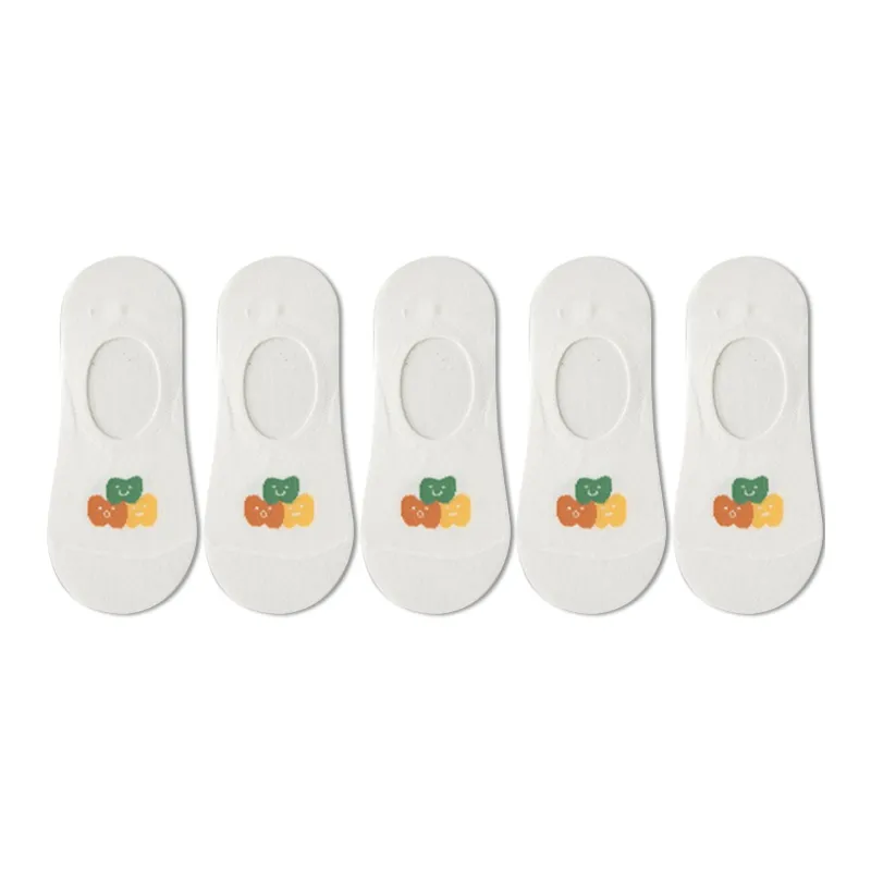 Mulong Family No Show Socks Women's 5 Pack-2