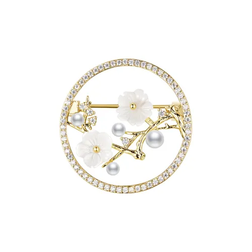 JAY Brooches Women's Gold