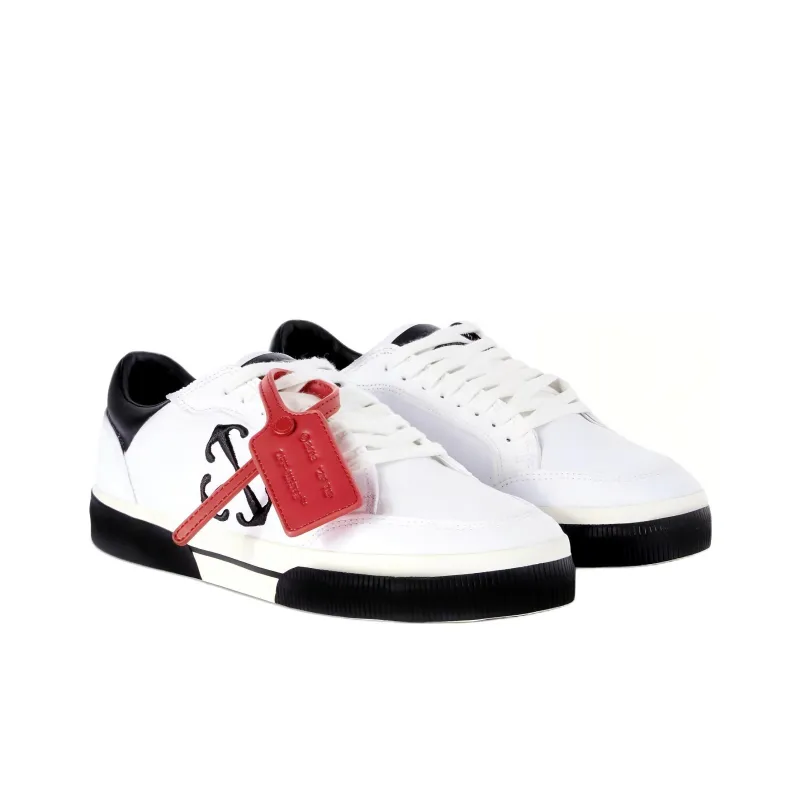 OFF WHITE New Low Vulcanized White Black-2