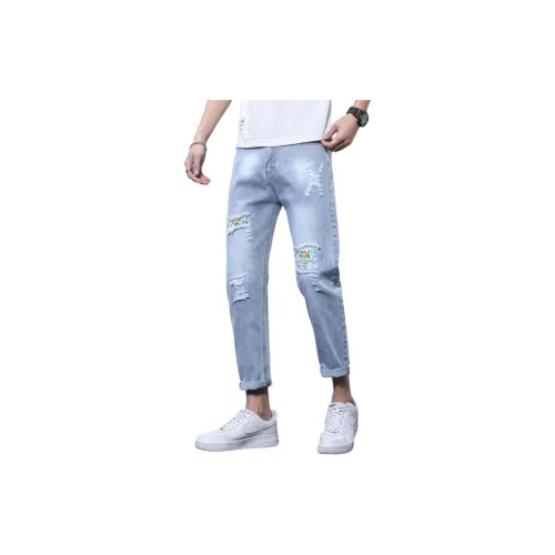 Tonlion Jeans Unisex Light Blue