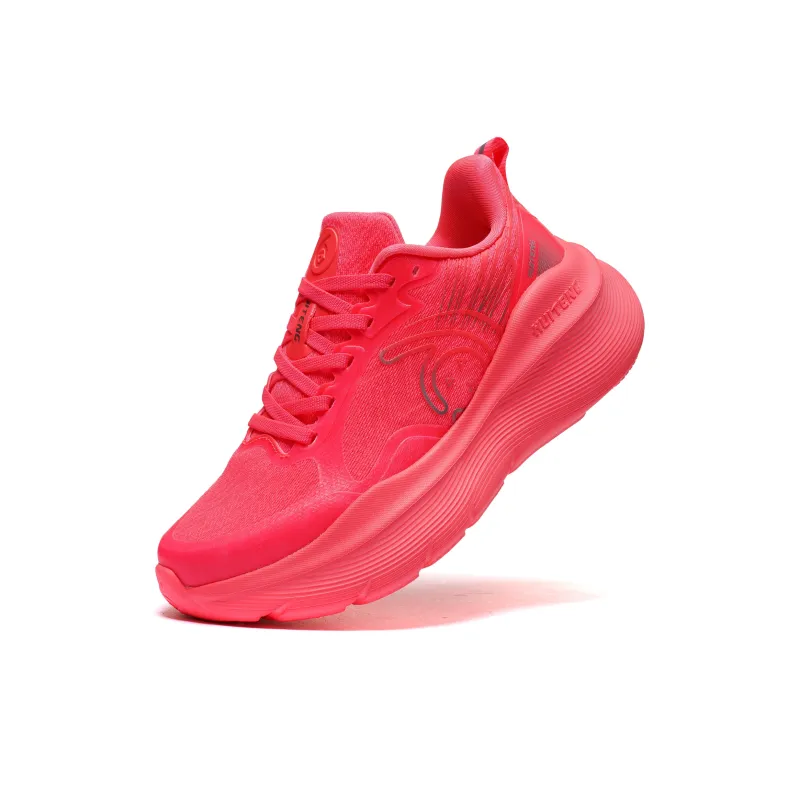HUITENG Running Shoes Unisex Low Top Rainbow Pink/Dream Purple/Sky Blue/Sunrise Orange/Midnight Black-8