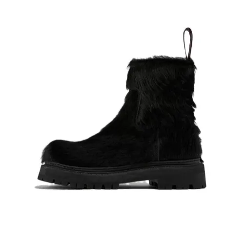 Camperlab Eki Calf-hair Ankle Boots