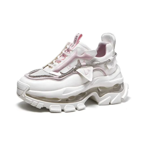 JANE HARLOW Chunky Sneakers Women's Low-Top Pink